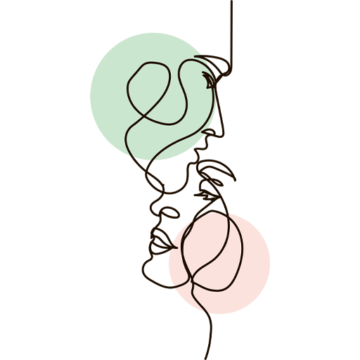 Anxiety line illustration