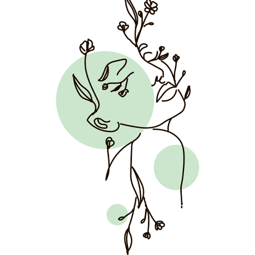 Mental health line illustration