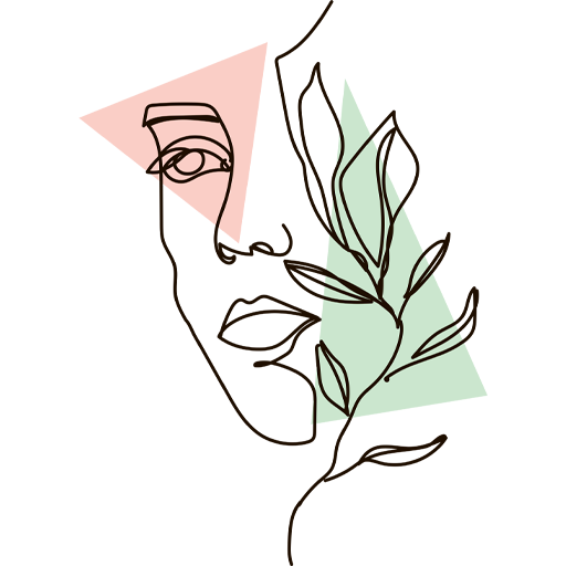 Ketamine therapy line illustration