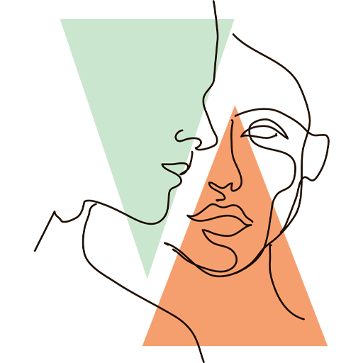 Psychotherapy line illustration